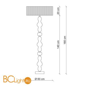 Торшер Patrizia Garganti Ginger & Fred PG585 - Схема